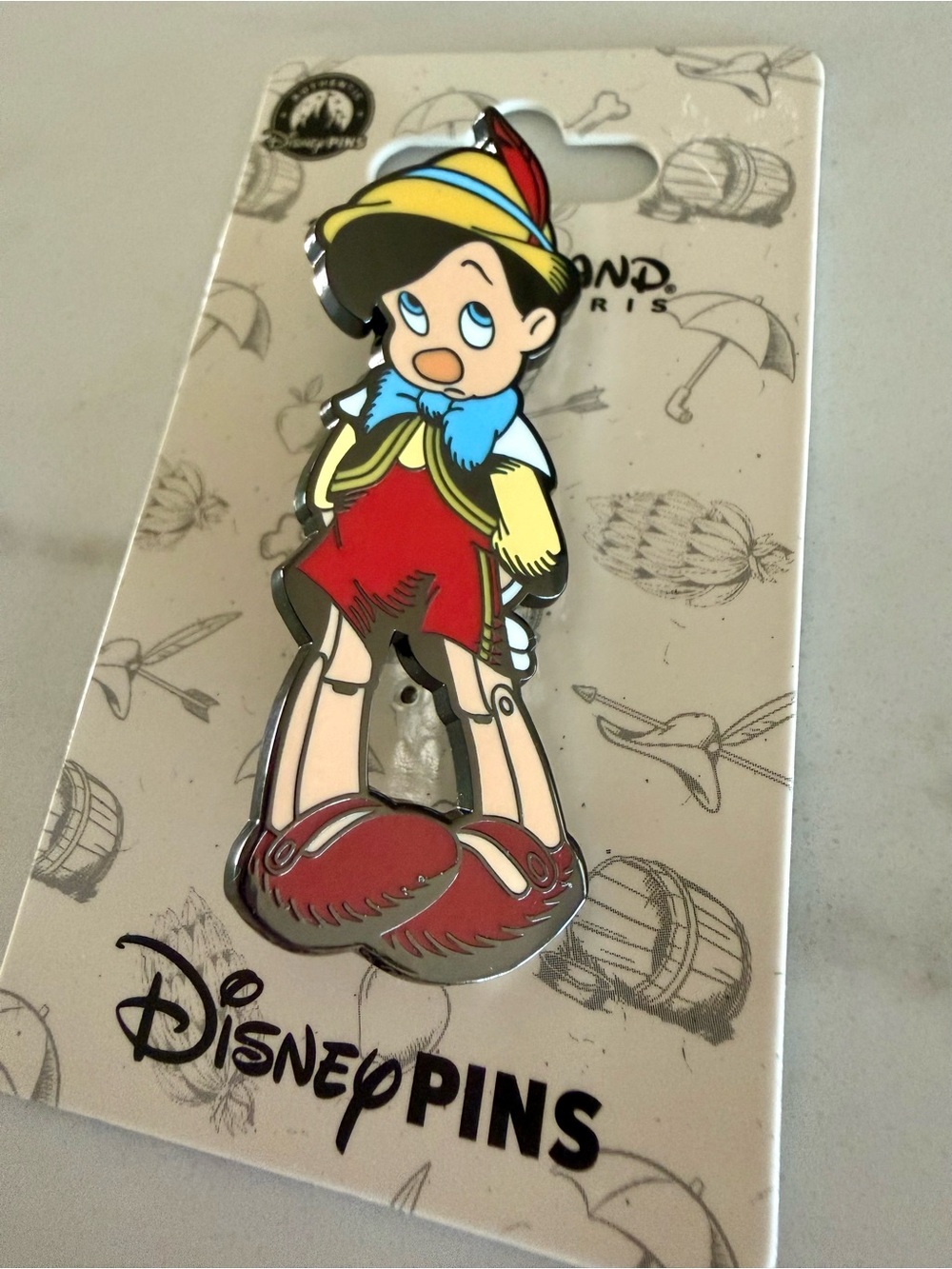 2026 Disneyland Paris Pinocchio Pin Disney Parks